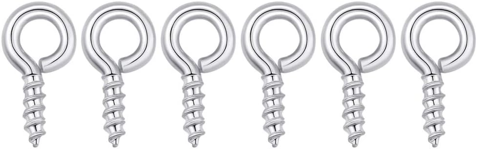 Small Screw Eye Pins 4mmx8mm for Jewelry Making Handmade DIY (6 Colors 600pcs) - Image 3