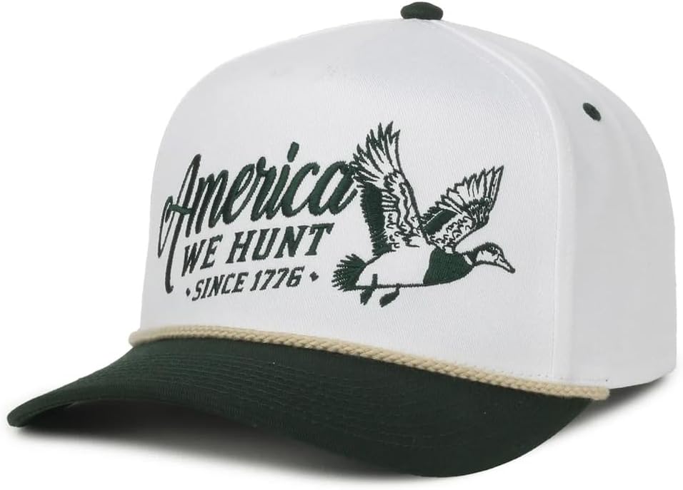 Rural Cloth America We Hunt Mallards Adjustable Snapback Hat