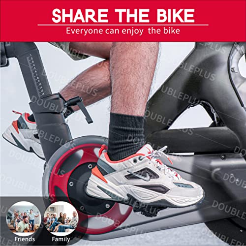 Doubleplus Pedal Converter Compatible With Peloton Bike & Bike Plus, Pedals For Regular Shoes, Replacement Pedals Adapter For Original Bike & Bike+, Flat Pedals Clipless, Exercise Bike Accessories #TOP5