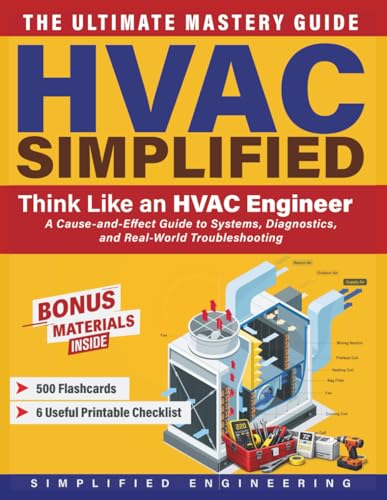 HVAC Simplified: Think Like an HVAC Engineer- A Cause-and-Effect Guide to Systems, Diagnostics, and Real-World Troubleshooting