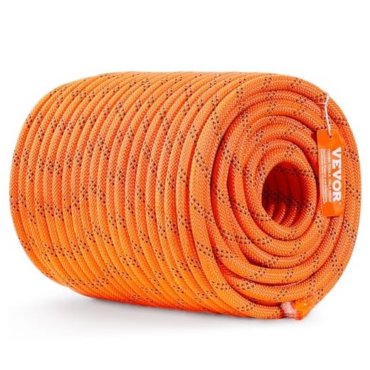 VEVOR Double Braided Polyester Climbing Rope