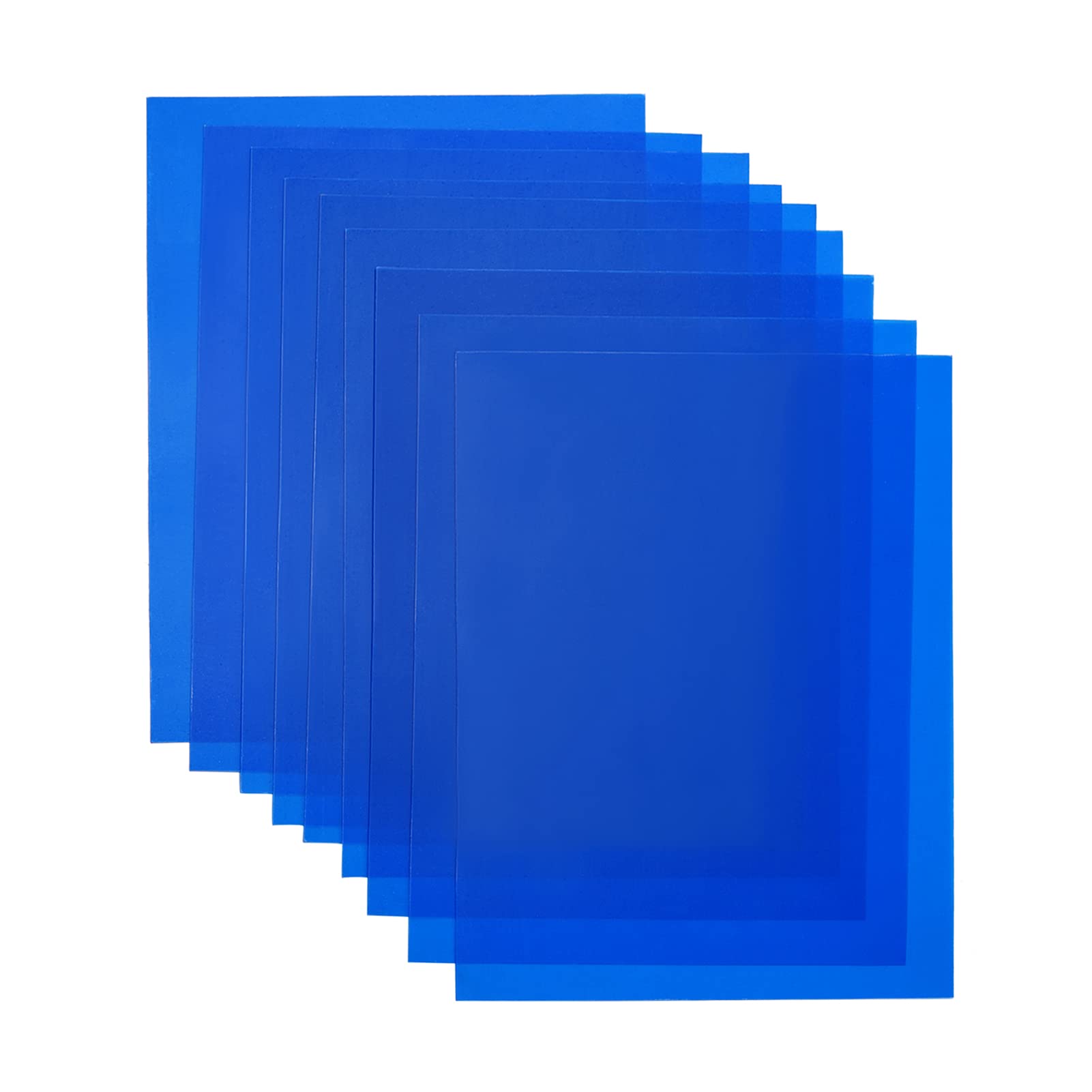 Andoer 9 sztuk 30 x 20 cm folia kolorowa żelowa filtr kolorowy, przezroczysta kolorowa folia do fotografii studyjnej stroboskopowej, światło LED reflektor (niebieski)