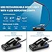 Luz de Lectura Recargable, YINSAN Lampara Libro, 9 LED con 9 Modos...