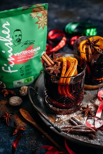 Bio Food Finisher Spices Wintergenuss | 80g Zuckergewürzmischung im Standbodenbeutel | Für Glühwein, Kekse, Lebkuchen | by Luis Dias