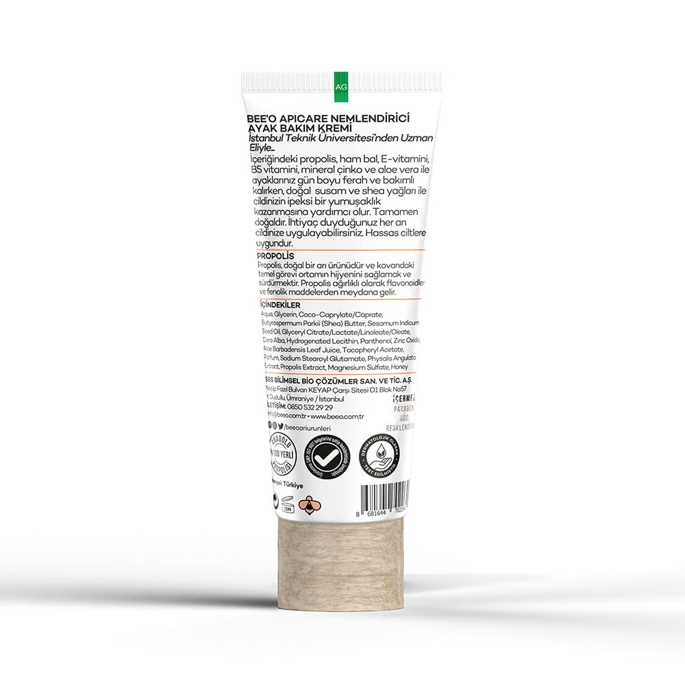 Bee'o ApiCare Ayak Kremi, 50 ml