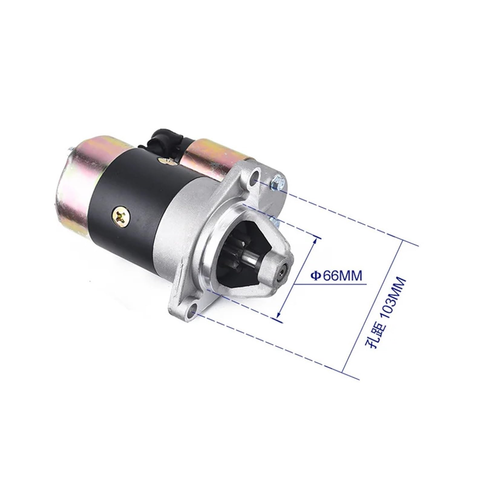 Pompe de démarrage du moteur, groupe électrogène à démarreur électrique, 12 V, 1,2 kW, QD114A Y(Reverse)