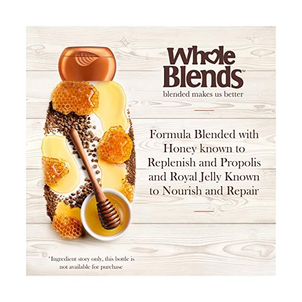 Garnier Whole Blends Honey Treasures Repairing Shampoo, Conditioner + Miracle Nectar Leave-In Set for Dry, Damaged Hair (3 Items), 1 Kit (Packaging May Vary)