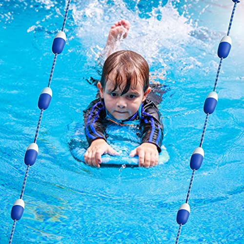 Corde flottante avec flotteur idéale pour organiser les jeux et couloirs de nage en famille
