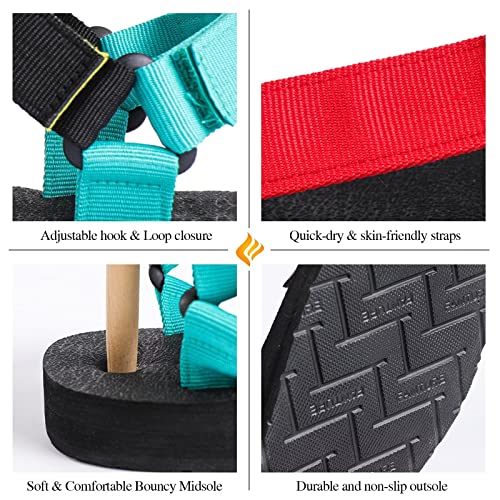 CIOR Men's Sport Sandals Hiking Sandals with Arch Support Yoga Mat Insole Outdoor Light Weight Water Shoes4