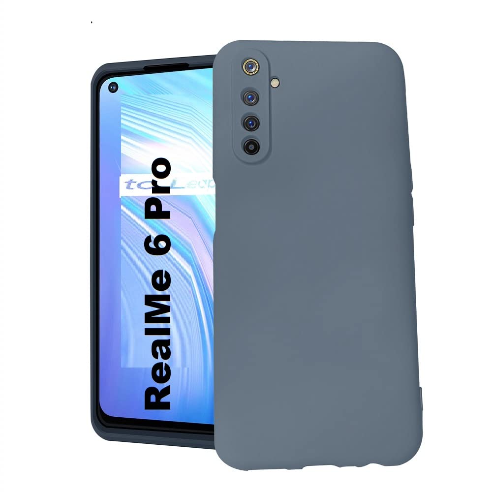 AE MOBILE ACCESSORIES® Back Cover for Realme 6 Pro TPU Slim Soft Silicone | Inner Microfiber Velvet Cloth | Camera Protection Back Case (Grey) (B0BFJN14TY) Amazon Price History, Amazon Price Tracker
