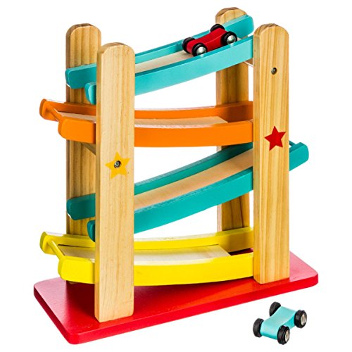 Betoys Circuito Zig Zag en Maderau00a0u0096u00a0Juego Ludique y indémodableu00a0u0096u00a0Colores, Multicolor