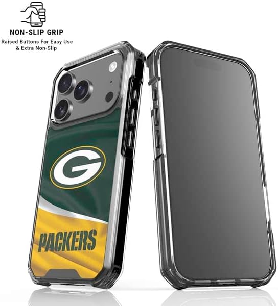Skinit Phone Case Compatible with MagSafe iPhone 17 Pro Max - Officially Licensed NFL Green Bay Packers Design