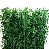 Sohodoo Árbol de bambú Artificial con caña de bambú Real: Hojas de Seda hiperrealistas for decoración de Interiores y Exteriores, Jardines, Patios y hogar.(20 Pack,2m)