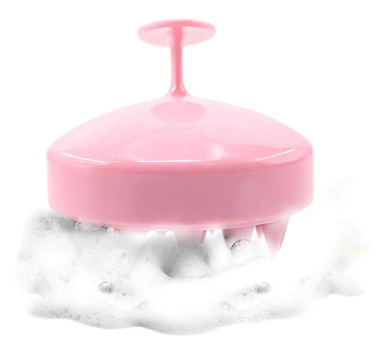 LEAWALL Silicone Shampoo Hair Brush For Exfoliating And Manual Head Handheld Massager,Dandruff Removal, Shower Scrubber For Hair Growth, Soft Silicone Brush,Wet & Dry Scalp Massage Brush(Multicolor) 2