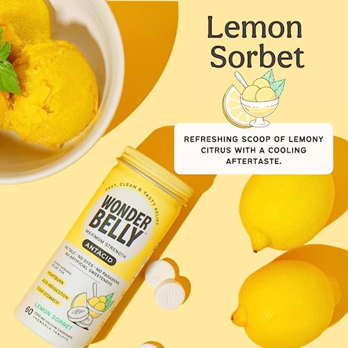 Wonderbelly Antacid Chewable Tablets Bundle (Strawberry Milkshake And Lemon Sorbet) #TOP5