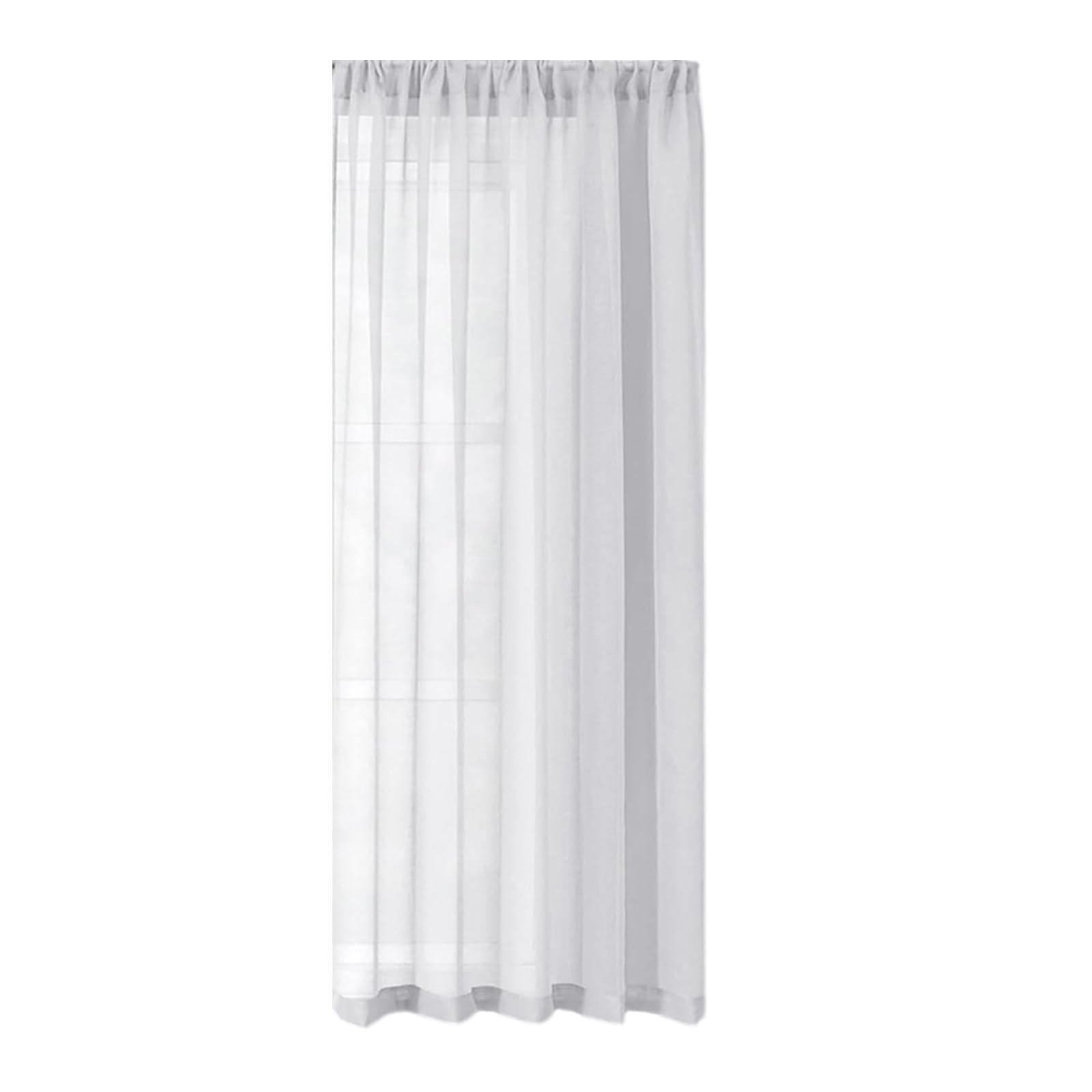 HDOYTXXM Sheer Curtain Window Curtains Polyester Fabric Easy Installation for Home Privacy Polyester Window Sheers