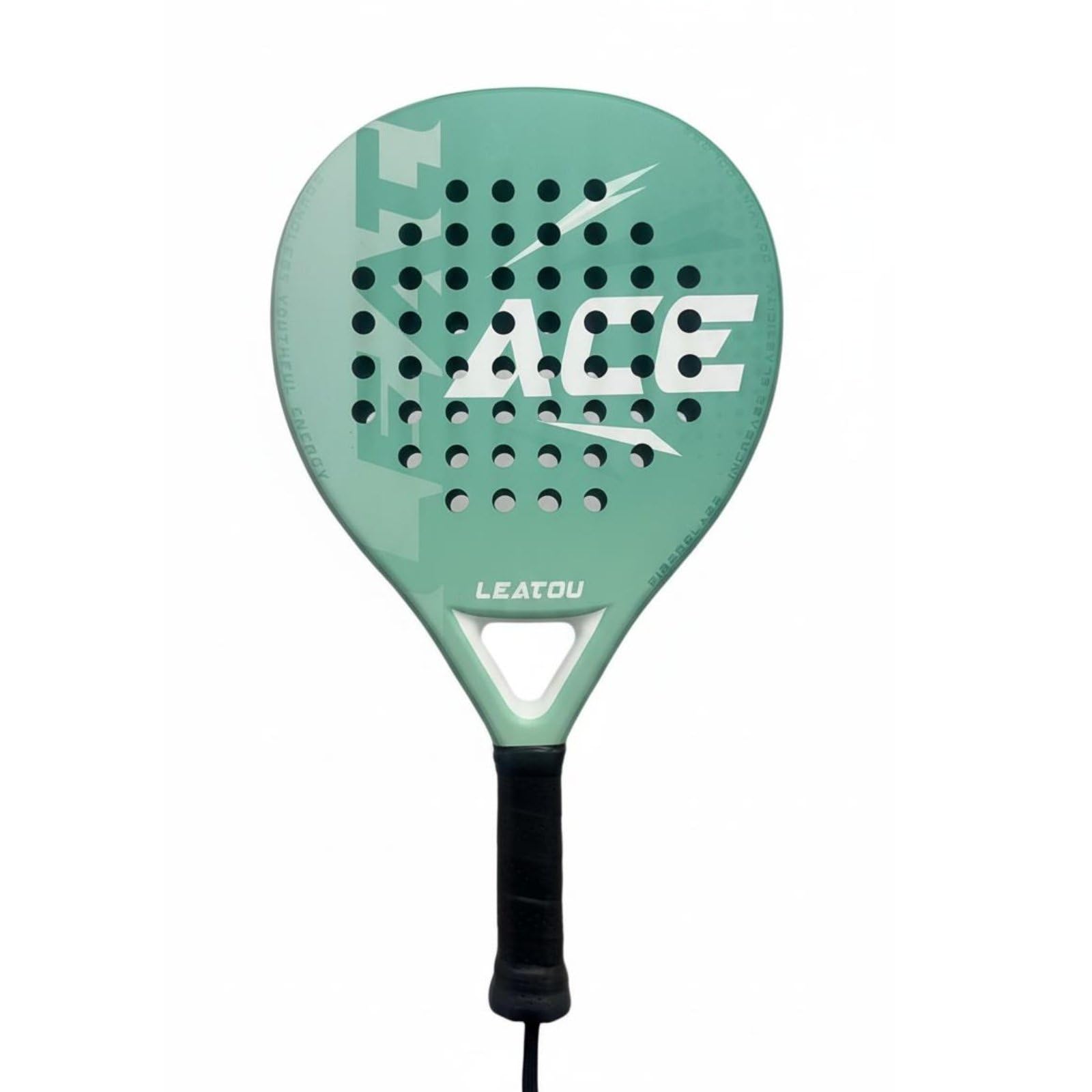 Amagogo Borsa Padel Racchetta Borsa da Racchette Zaino Custodia in Carbonio con Area Dolce Amplificata per Precisione E Comfort Impugnatura Adatta a