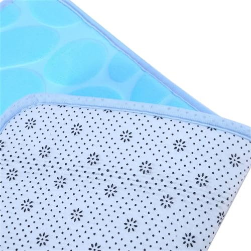 Alfombra de baño con relieve de adoquines de espuma con memoria 8