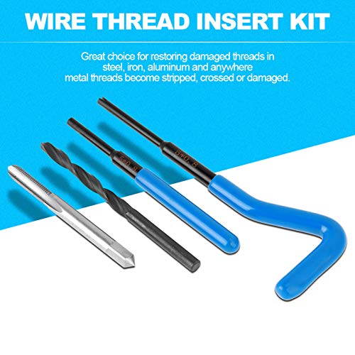 Thread Repair Tool, Thread Restorer Kit, 30Pcs M5 Stainless Steel Wire Thread Insert Combination Tool Set Thread Repair Kit #TOP2