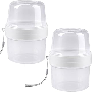 2 Pack Breakfast On The Go Cup, 22oz Overnight Oats Containers Cereal to Go Cup with Milk Storage Reusable Yogurt Fruit Crunch Cups Take and Go Overnight Oats Container for Breakfast Snack