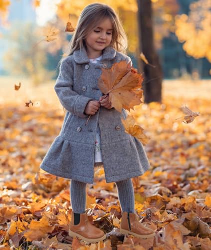 DADAWEN Boys Girls Waterproof Outdoor Side Zipper Comfort Chelsea Ankle Boots Combat Ankle Booties (Toddlers/Little Kids/Big Kids)2