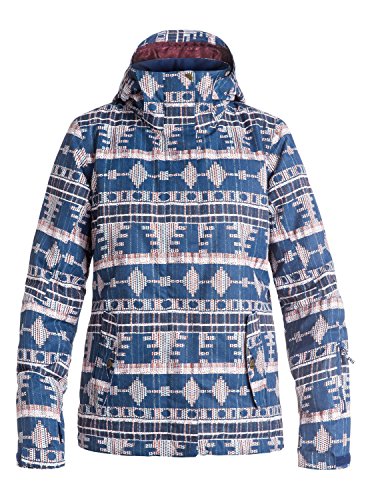 Roxy SNOW Junior's Jetty Regular Fit Snow Jacket, Akiya Print, M