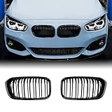 Front Bumper Grille Mesh Grill For BMW 1 Series F20 F21 LCI 2015-2019