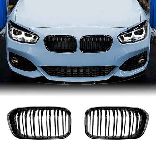Front Bumper Grille Mesh Grill For BMW 1 Series F20 F21 LCI 2015-2019