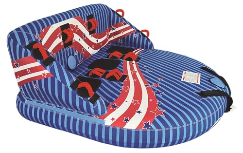 Marpac USA Towable 3-Rider Tube, Red, White & Blue