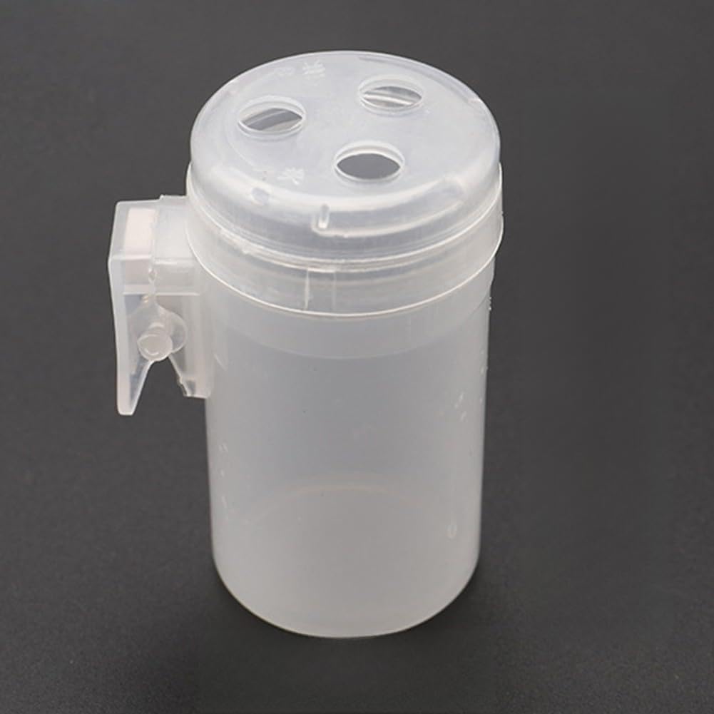 Caswynlife Carp Pole Pots Pellet Cup Fishing Rod Clip Feeder Transparent Plastic Bait Accessory, For Precision Feeding S M L Sizes Available(L)