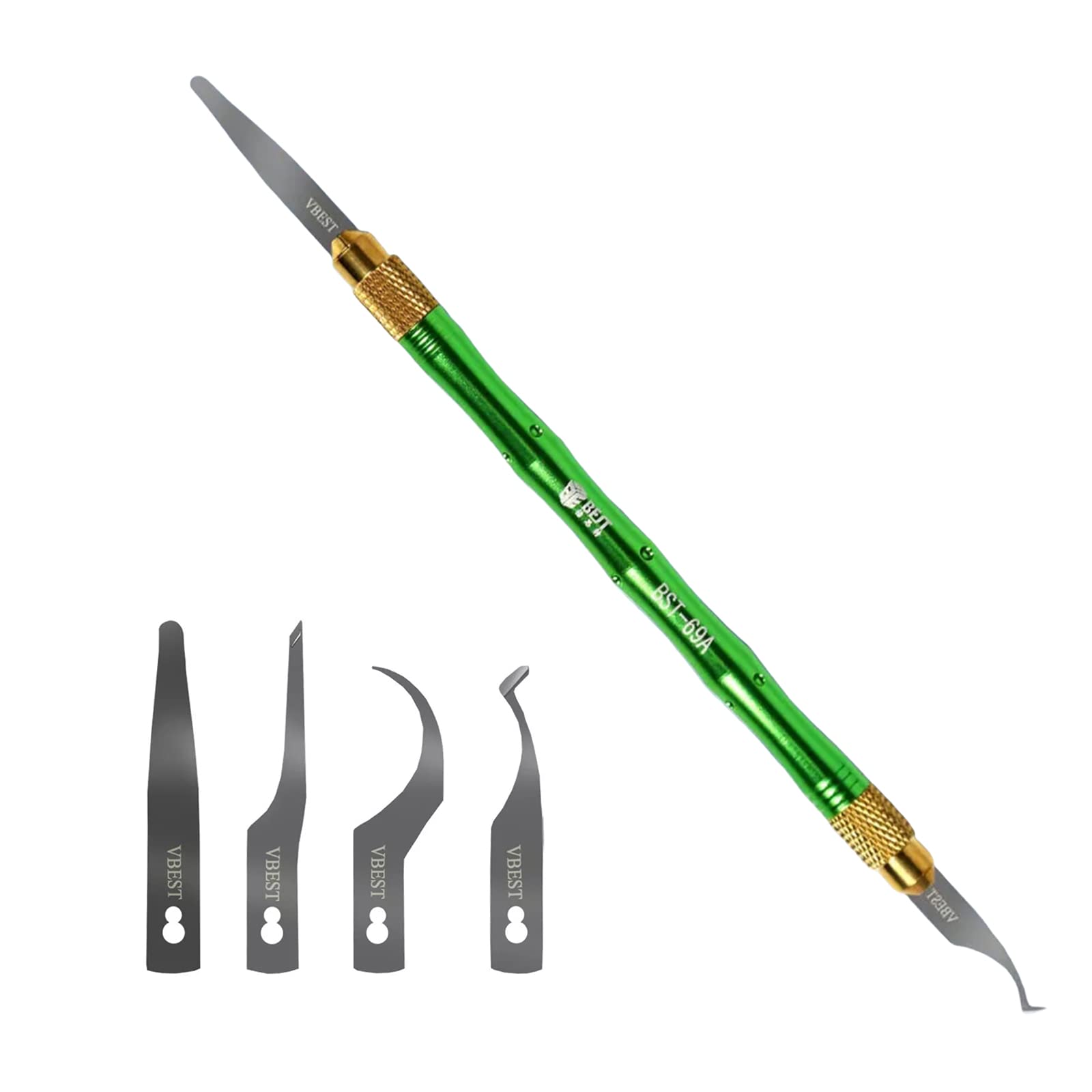 4 In 1 Set CPU NAND IC Chip Remover Untra Thin Edge Scrapper For Phone A10 A11 Motherboard BGA Repair 4 In 1