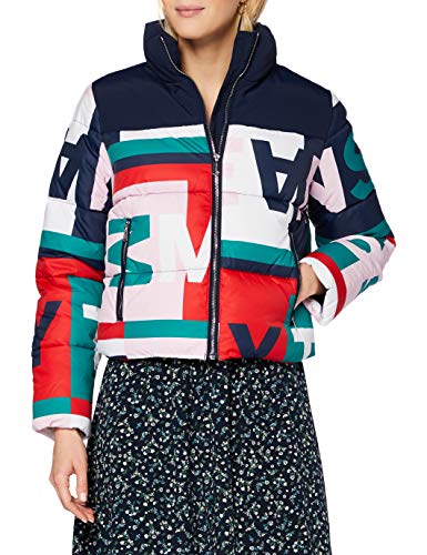 Preisvergleich Produktbild Tommy Jeans Damen Tjw Puffa Down Jacket Jacke, Tommy AOP, XS