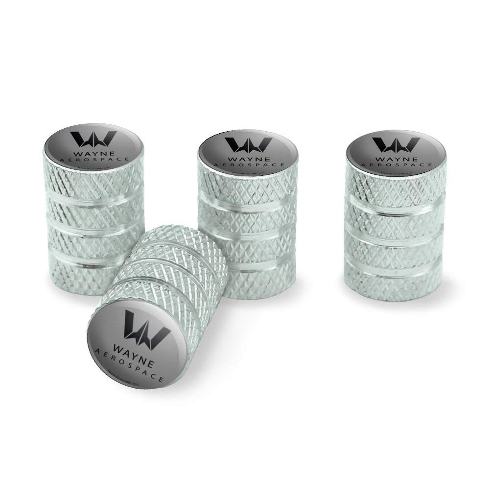 GRAPHICS & MOREGRAPHICS & MORE Justice League Movie Wayne Aerospace Tire Rim Wheel Aluminum Valve Stem Caps