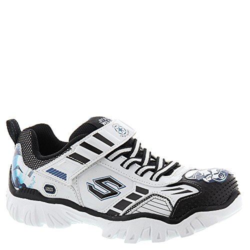 Skechers Kids Star Wars Damager III Hypernova Light-Up Sneaker (Toddler/Little Kid),White/Black,12.5 M US Little Kid