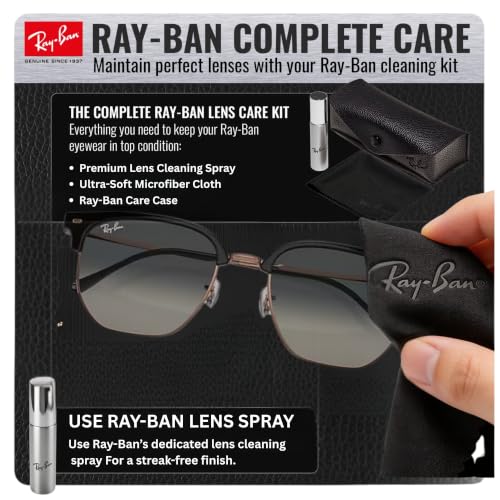 Image of Ray-Ban RB4416 NEW CLUBMASTER Squar Shape Sunglasses with Official Kit