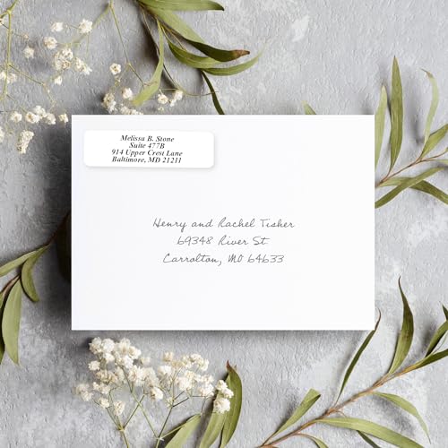 Artistic Direct 51030716000250 White Personalized Return Address Labels Without Dispenser thumb #2