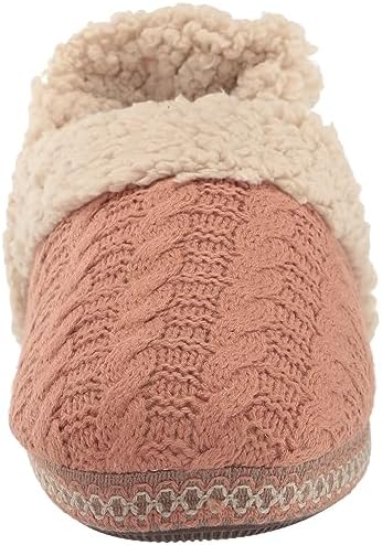 MUK LUKS Women's Magdalena Slipper, Pink Cable, Large | Image 1