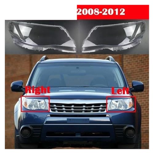 Couvercle phare Subaru Forester 2009-2012 coque transparente - 4