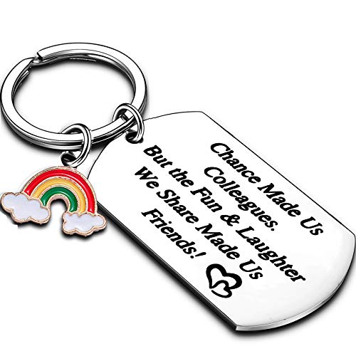 Porte-clés de remerciement pour femme, cadeau de retraite, cadeau de retraite pour ami, cadeau de départ de travail, cadeau pour collègues, cadeau d'amitié, cadeau de bonne chance Cover