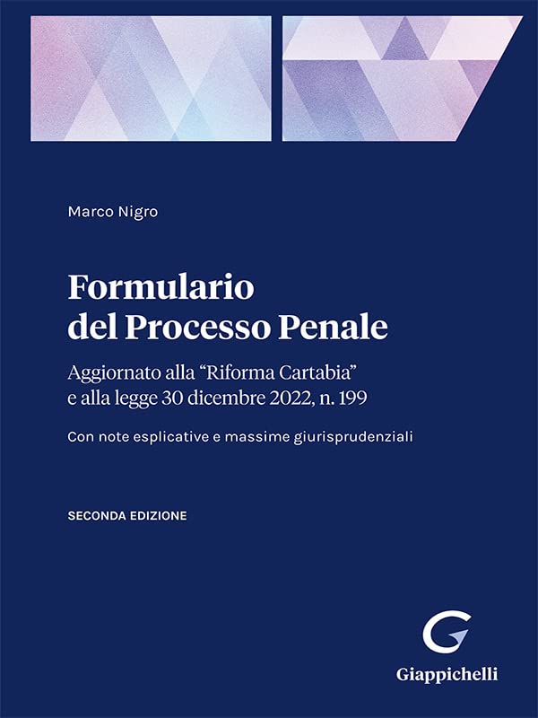 Formulario del Processo Penale - e-pub