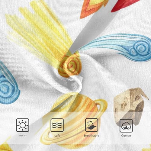 Fun Print Toddlers Underwear Floral 2t Cotton Cute Panties Girl Cute Watercolor Space Undies Kids Briefs3