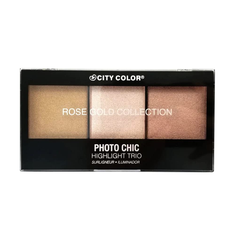 CITY COLORCosmetics Photo Chic Hightlight Trio (Rose Gold Collection)