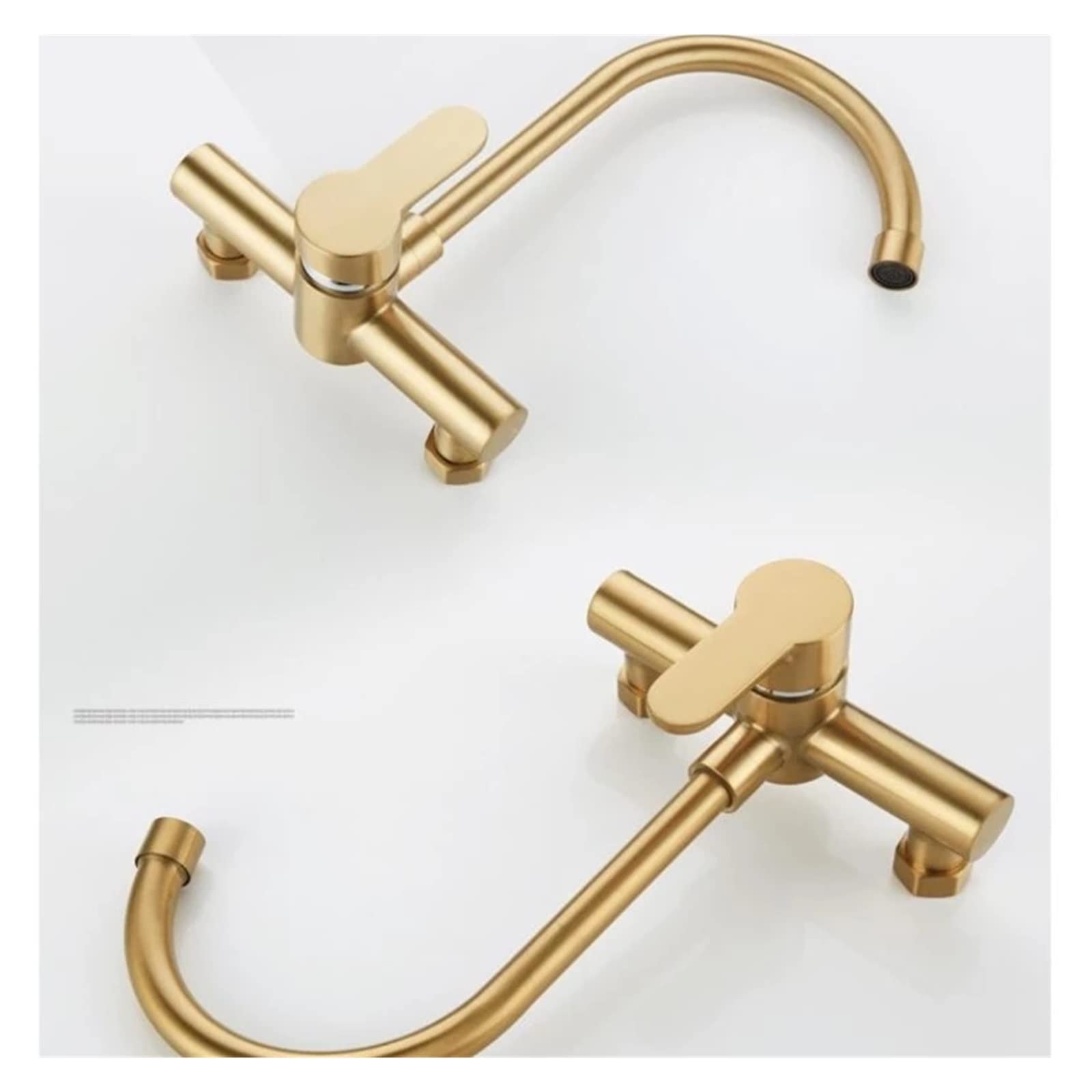 Goldia de oro cepillada grifo giratero girator,Control preciso(Style 2)