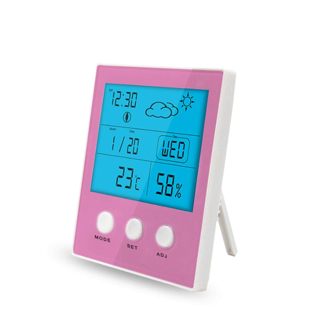 Electronic Thermometer Hygrometer High Precision Large Screen Temperature Hygrometer Indoor Baby Room Greenhouse Hygrometer(D)