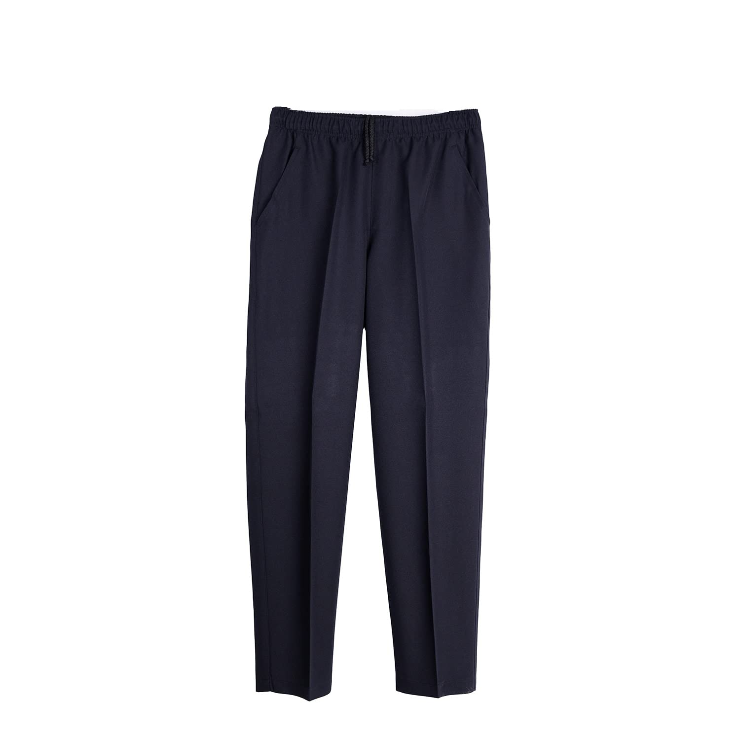 Pantalón Adaptado Hombre - Verano - Pantalon Vestir con Goma en la Cintura - Tallas Grandes - Gris/Marino/Tostado