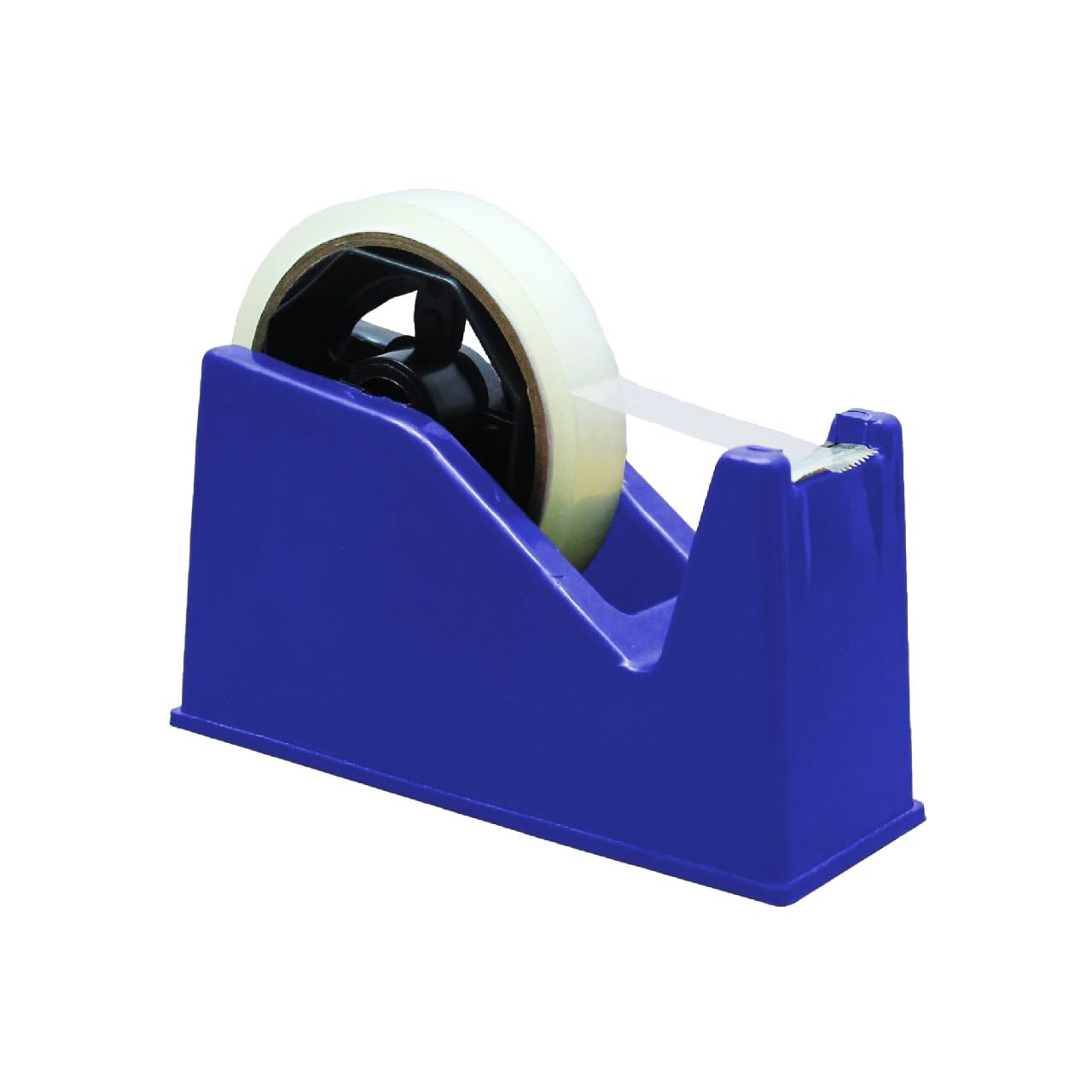 Heavy Duty Desktop Tape Dispenser Cellotape Dispencer Weighted Non-Skid Base, Ideal for Home, Office (Blue)