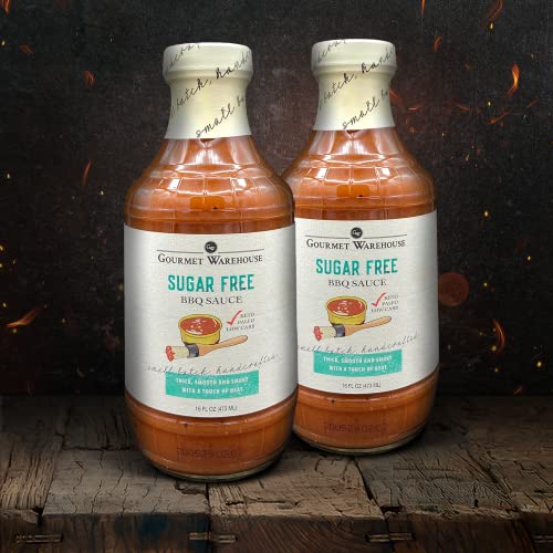 Gourmet Warehouse Sugar Free Bbq Sauce, Premium Barbecue Sauces Handcrafted In Small Batches Gluten-Free, Hfcs-Free, Low Carb thumb #1