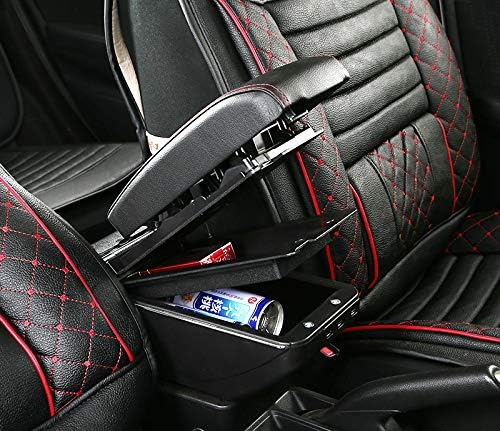 Miniatura 4 de Caja de almacenamiento de reposabrazos de cuero para consola central de coche Compatible con Suzuki Swift 20052008 2009 2010 2011 2012 2013 2014