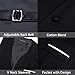 Barry.Wang black Mens Suit Vest Slim Fit V-Neck 2-Pocket Solid Color Waistcoat Dress Formal Business Tuxedo Wedding Party