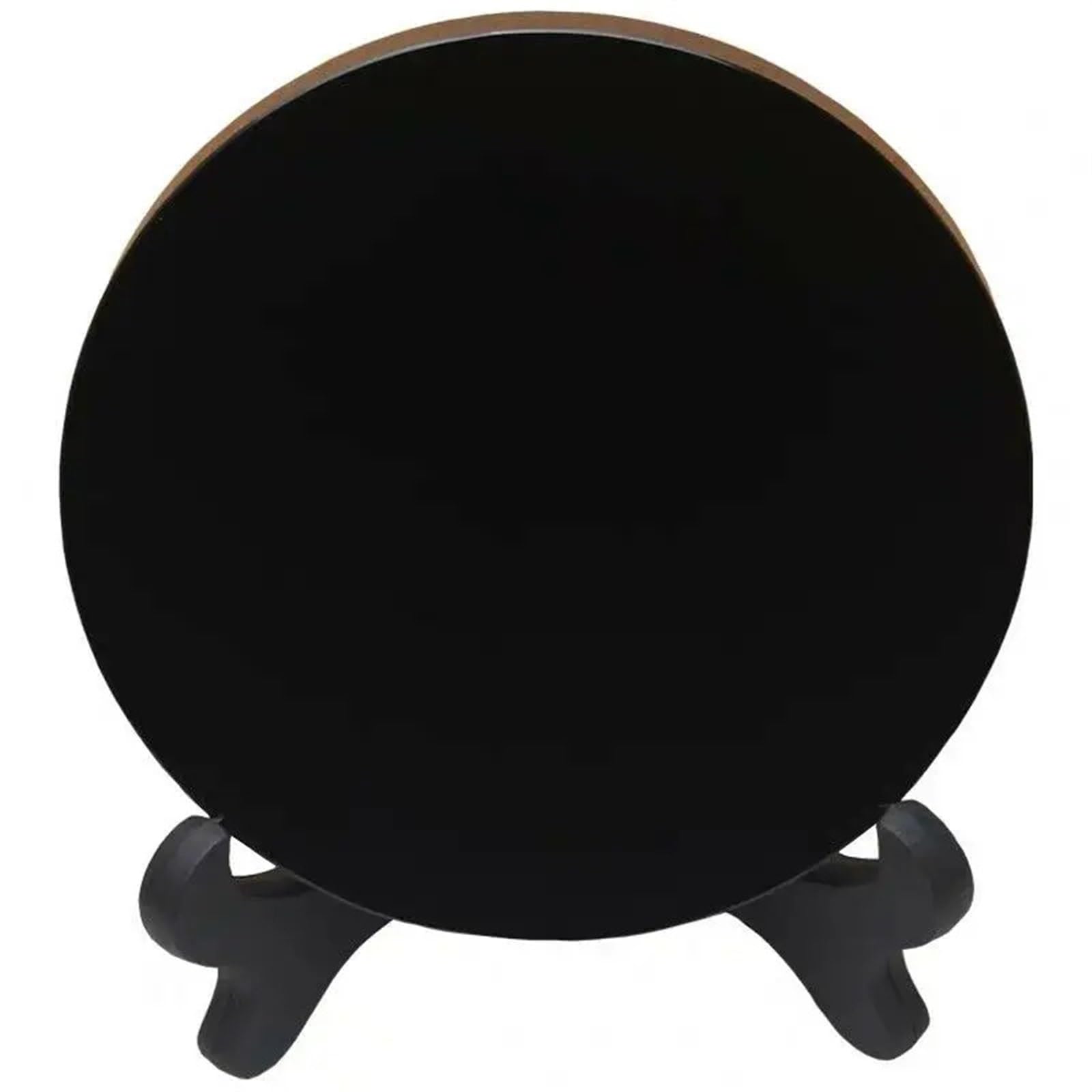 Plato de adivinación de obsidiana de 15cm para meditación con cristales